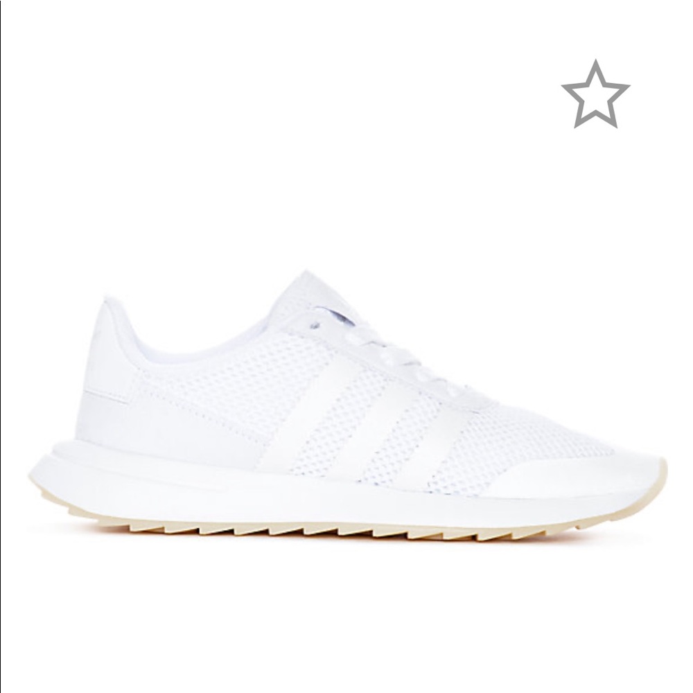 Adidas Women’s All White Flashback Shoes